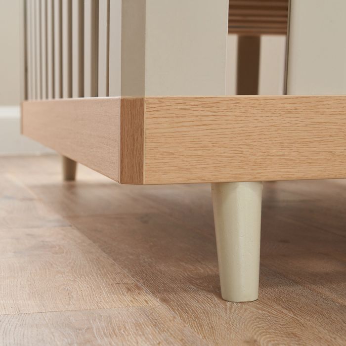 Tutti Bambini Hygge Cot Bed Light Oak/White Sand – Cots & Cot Beds - Baby Travel Tutti Bambini Hygge Cot Bed Light Oak/White Sand - Cots & Cot Beds - Image 10
