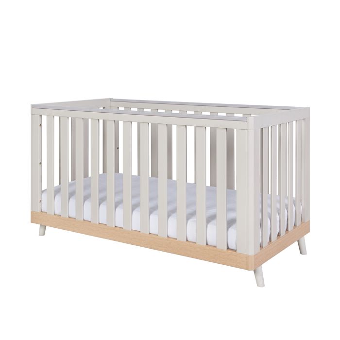 Tutti Bambini Hygge Cot Bed Light Oak/White Sand – Cots & Cot Beds - Baby Travel Tutti Bambini Hygge Cot Bed Light Oak/White Sand - Cots & Cot Beds - Image 1