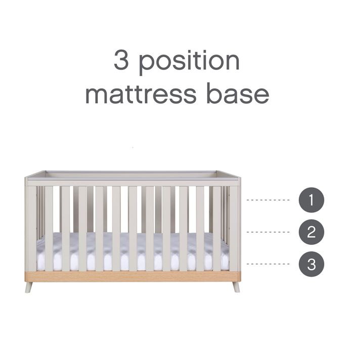 Tutti Bambini Hygge Cot Bed Light Oak/White Sand – Cots & Cot Beds - Baby Travel Tutti Bambini Hygge Cot Bed Light Oak/White Sand - Cots & Cot Beds - Image 8