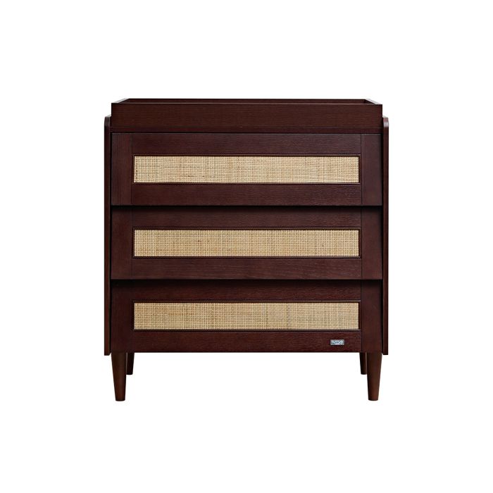 Tutti Bambini Japandi Chest Changer Warm Walnut – Nursery Drawers - Baby Travel Tutti Bambini Japandi Chest Changer Warm Walnut - Nursery Drawers - Image 3