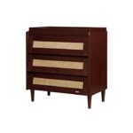 Tutti Bambini Japandi Chest Changer Warm Walnut – Nursery Drawers - Baby Travel Tutti Bambini Japandi Chest Changer Warm Walnut - Nursery Drawers