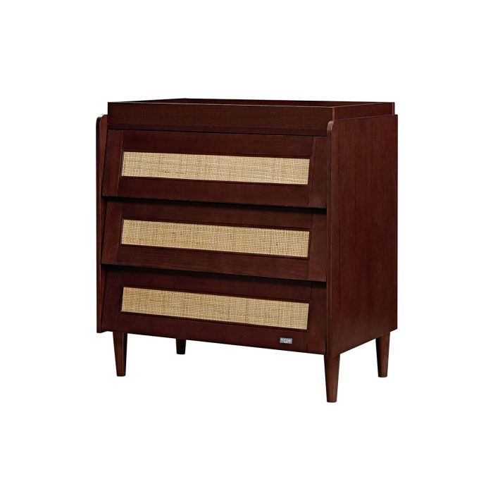 Tutti Bambini Japandi Chest Changer Warm Walnut – Nursery Drawers - Baby Travel Tutti Bambini Japandi Chest Changer Warm Walnut - Nursery Drawers - Image 1