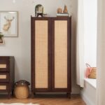 Tutti Bambini Japandi Wardrobe Warm Walnut – Wardrobes - Baby Travel Tutti Bambini Japandi Wardrobe Warm Walnut - Wardrobes - Image 6