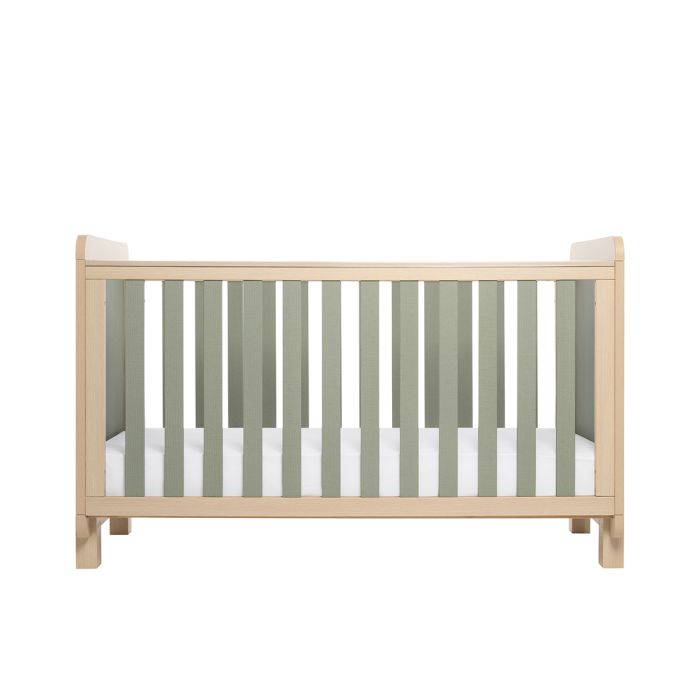 Tutti Bambini Kuba Cot Bed Golden Oak/Sage Weave – Cots & Cot Beds - Baby Travel Tutti Bambini Kuba Cot Bed Golden Oak/Sage Weave - Cots & Cot Beds - Image 3
