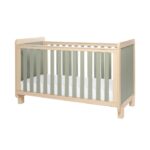 Obaby Evie Cot Bed White – Cots & Cot Beds - Baby Travel Tutti Bambini Kuba Cot Bed Golden Oak/Sage Weave - Cots & Cot Beds