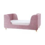 Obaby Lumi Velvet Toddler Bed Pink – Cots & Cot Beds - Baby Travel Obaby Lumi Velvet Toddler Bed Pink - Cots & Cot Beds