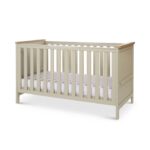 Tutti Bambini Misha Cot Bed Mushroom/Golden Oak - Cots & Cot Beds