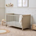 Tutti Bambini Misha Cot Bed Mushroom/Golden Oak - Cots & Cot Beds - Image 10