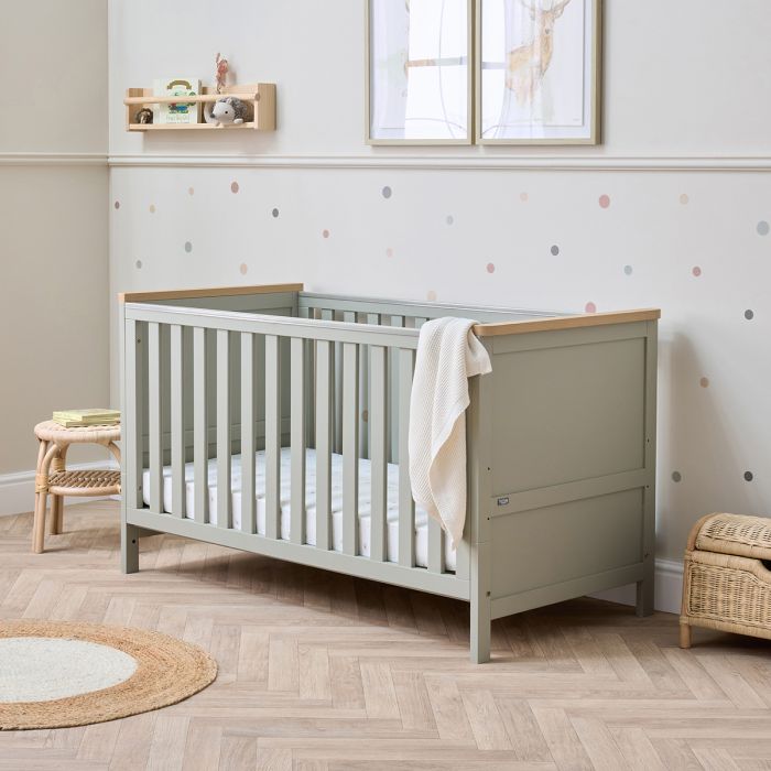 Tutti Bambini Misha Cot Bed Sage/Golden Oak – Cots & Cot Beds - Baby Travel Tutti Bambini Misha Cot Bed Sage/Golden Oak - Cots & Cot Beds - Image 10