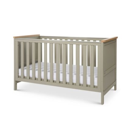 Tutti Bambini Misha Cot Bed Sage/Golden Oak – Cots & Cot Beds - Baby Travel