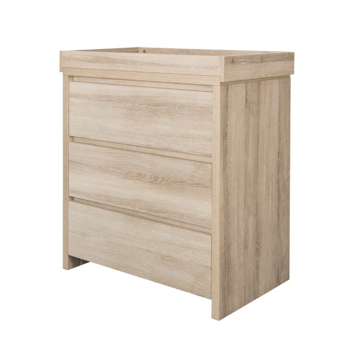 Tutti Bambini Modena Changing Unit Oak – Nursery Drawers - Baby Travel Tutti Bambini Modena Changing Unit Oak - Nursery Drawers - Image 1