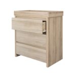 Tutti Bambini Modena Changing Unit Oak – Nursery Drawers - Baby Travel Tutti Bambini Modena Changing Unit Oak - Nursery Drawers - Image 3