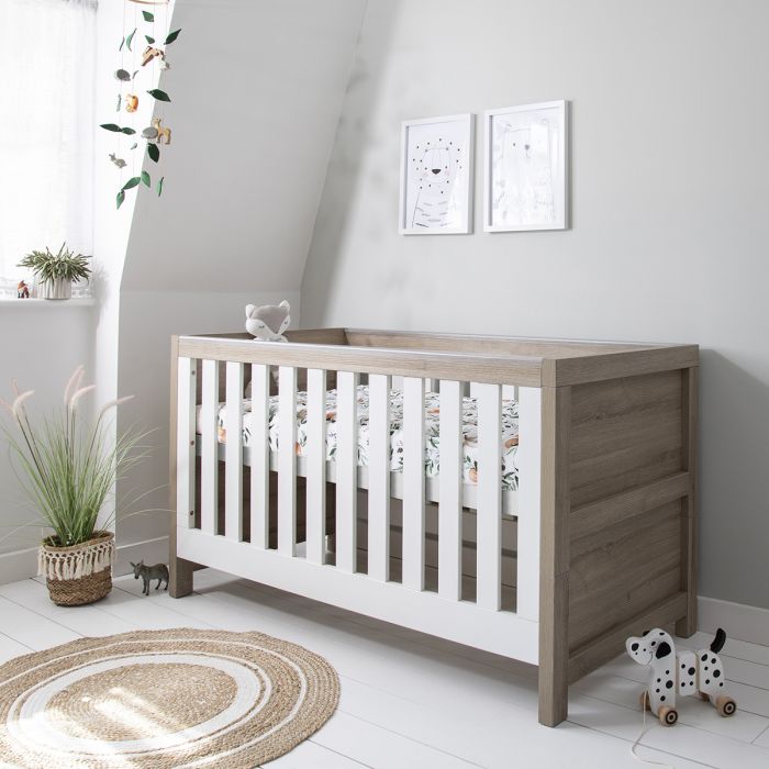 Tutti Bambini Modena Cot Bed White/Oak – Cots & Cot Beds - Baby Travel Tutti Bambini Modena Cot Bed White/Oak - Cots & Cot Beds - Image 10