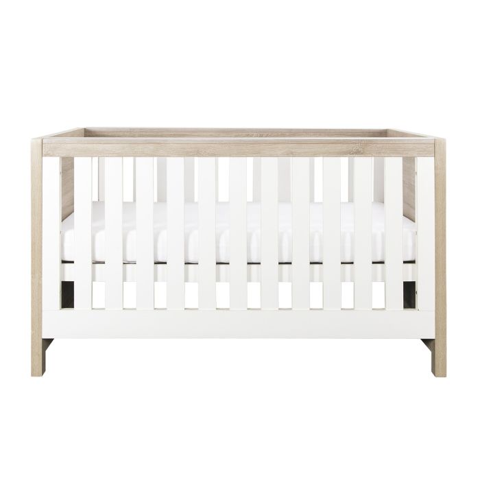 Tutti Bambini Modena Cot Bed White/Oak – Cots & Cot Beds - Baby Travel Tutti Bambini Modena Cot Bed White/Oak - Cots & Cot Beds - Image 3