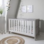 Tutti Bambini Modena Cot Bed Grey Ash/White - Cots & Cot Beds - Image 10