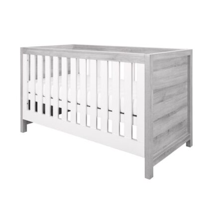 Tutti Bambini Modena Cot Bed Grey Ash/White – Cots & Cot Beds - Baby Travel