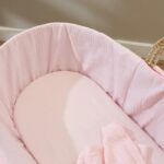 Clair De Lune 2 Pack Moses Fitted Sheets Pink – Crib Bedding & Sheets - Baby Travel Clair De Lune 2 Pack Moses Fitted Sheets Pink - Crib Bedding & Sheets - Image 2