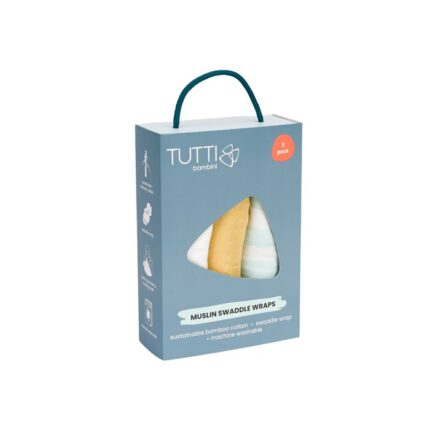 Tutti Bambini 3 Pack Muslin Swaddle Wraps Run Wild – Other Accessories - Baby Travel
