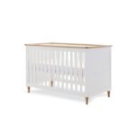 Obaby Orla Cot Bed White And Oak - Cots & Cot Beds