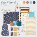 Tutti Bambini Cot Bed Bedding Bundle 140x70cm Our Planet – Bedding Sets - Baby Travel Tutti Bambini Cot Bed Bedding Bundle 140x70cm Our Planet - Bedding Sets - Image 2
