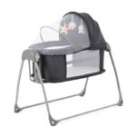 BabyStyle Oyster Home Swinging Crib Carbonite – Cribs - Baby Travel Cribs