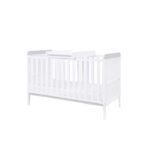 Tutti Bambini Rio Cot Bed With Cot Top Changer & Mattress White/Dove Grey - Cots & Cot Beds - Image 4