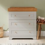 Tutti Bambini Rio Chest Changer Dove Grey/Oak - Nursery Drawers - Image 7
