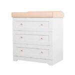 Tutti Bambini Rio Chest Changer Dove Grey/Oak - Nursery Drawers