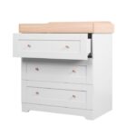 Tutti Bambini Rio Chest Changer Dove Grey/Oak - Nursery Drawers - Image 5