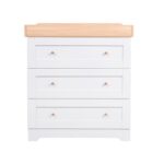Tutti Bambini Rio Chest Changer Dove Grey/Oak - Nursery Drawers - Image 3
