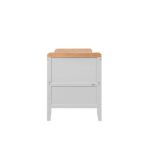 Tutti Bambini Rio Cot Bed With Cot Top Changer & Mattress Dove Grey/Oak - Cots & Cot Beds - Image 6