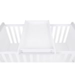 Tutti Bambini Rio Cot Bed With Cot Top Changer & Mattress White/Dove Grey - Cots & Cot Beds - Image 7