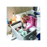 Joie Roomie Glide Side Sleeping Crib Foggy Grey - Cots & Cot Beds - Image 3