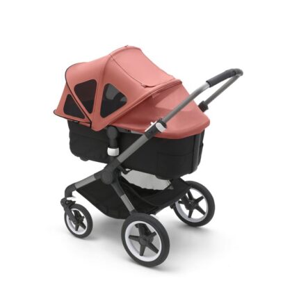 Bugaboo Fox 3 / Cameleon 3 / Lynx Breezy Sun Canopy Sunrise Red – Pram Canopies and Hoods - Baby Travel