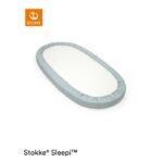Stokke Sleepi Bed Fitted Sheet V3 Dots Sage – Cot and Bed Sheets - Baby Travel Stokke Sleepi Bed Fitted Sheet V3 Dots Sage - Cot and Bed Sheets - Image 5