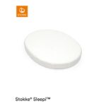 Stokke Sleepi Mini Fitted Sheet V3 White - Crib Bedding & Sheets - Image 4