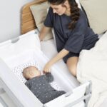 SnuzPod4 Bedside Crib Dove Grey - Cribs - Image 3
