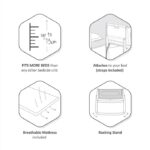 SnuzPod4 Bedside Crib Natural - Cribs - Image 2