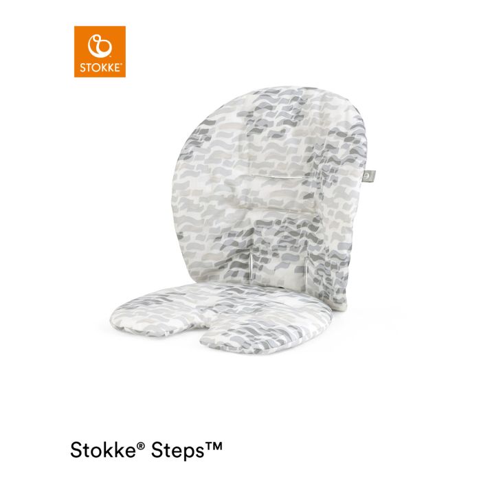 Stokke Steps Baby Set Cushion Waves Grey – Stokke Chair Accessories - Baby Travel