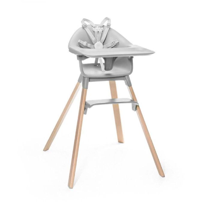 Stokke Clikk High Chair Cloud Grey Plus Free Cushion – Stokke High Chairs - Baby Travel