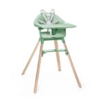 Stokke Clikk High Chair Clover Green Plus Free Cushion - Stokke High Chairs