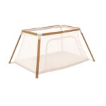 Tutti Bambini Cozee Go 3 In 1 Bassinet, Travel Cot & Playpen Scandinavian Walnut/Ecru - Travel Cots - Image 3