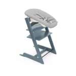 Stokke Tripp Trapp Chair Fjord Blue & Newborn Set Plus Free Baby Set2 - Stokke High Chairs - Image 3
