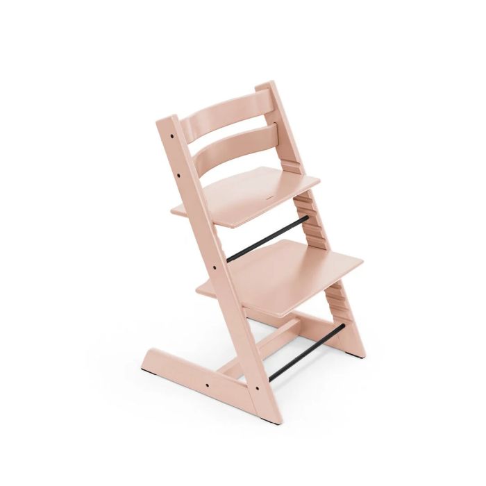 Stokke Tripp Trapp Chair Serene Pink Plus Free Baby Set2 – Stokke High Chairs - Baby Travel