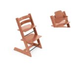 Stokke Tripp Trapp Chair & Baby Set2 Terracotta – Stokke High Chairs - Baby Travel Stokke Tripp Trapp Chair & Baby Set2 Terracotta - Stokke High Chairs