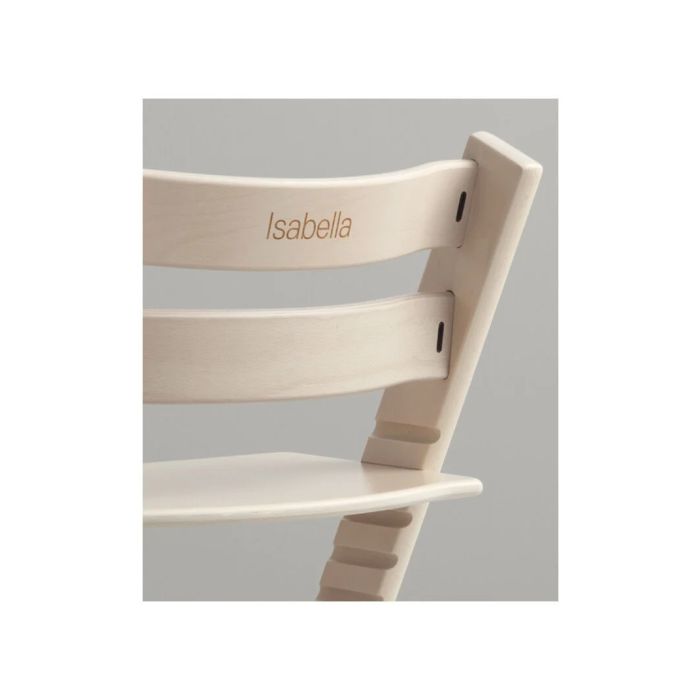 Stokke Tripp Trapp Chair Whitewash Plus Free Baby Set2 – Wooden High Chairs - Baby Travel