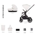 Venicci Claro 2-in-1 Pram Vanilla - Newborn Prams