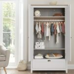Tutti Bambini Verona Wardrobe White/Oak - Wardrobes - Image 2