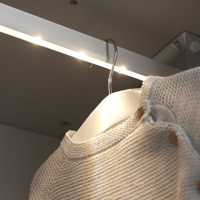 Tutti Bambini Verona Wardrobe Dove Grey/Oak – Wardrobes - Baby Travel Tutti Bambini Verona Wardrobe Dove Grey/Oak - Wardrobes - Image 7