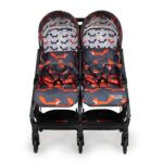 Cosatto Woosh Double Stroller Charcoal Mister Fox - Double Prams Tandems - Image 3